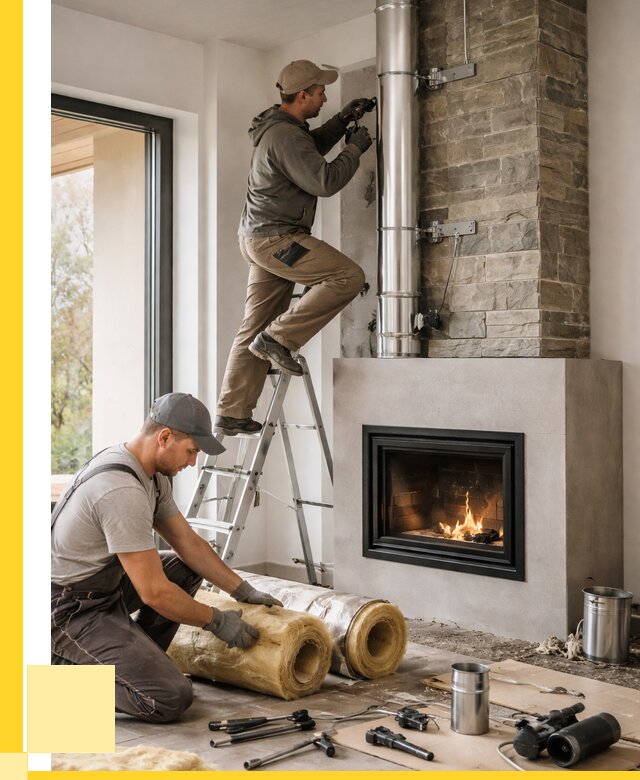 Монтаж дымоходов для каминов в Сасове от 15158 р. ЭриданСсв