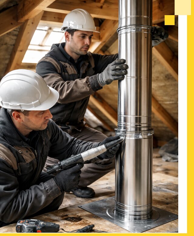 Монтаж дымоходов для каминов в Сасове с гарантией качества