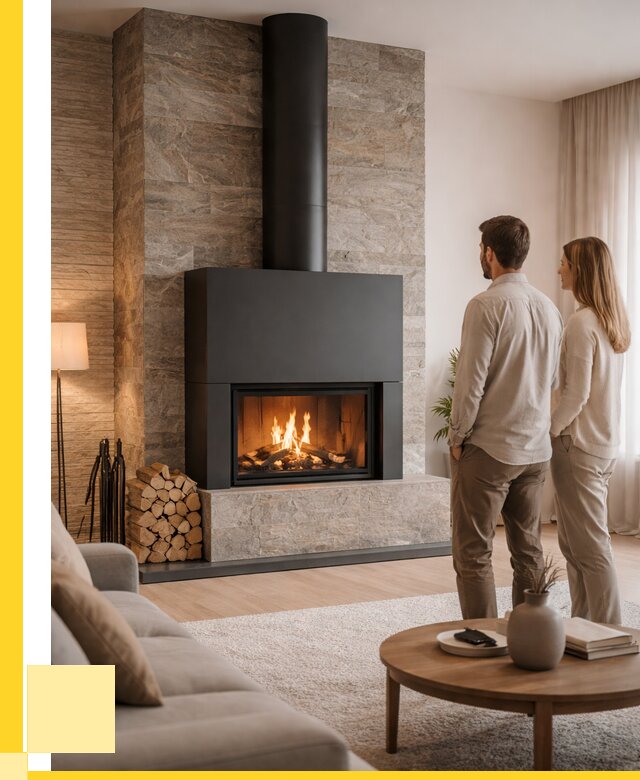 Закрытые камины под ключ в Сасове от 121260 р., ЭриданСсв