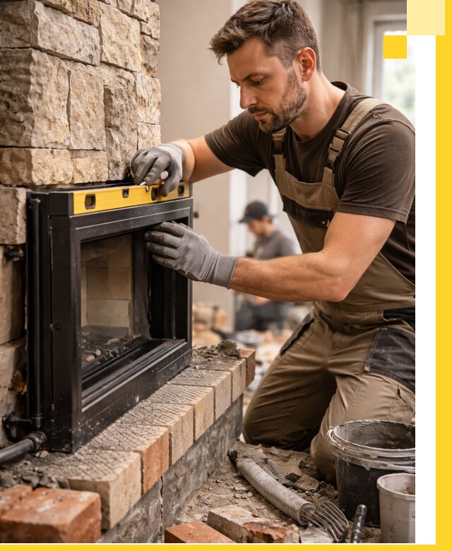 Дровяные камины под ключ в Сасове: монтаж, обустройство