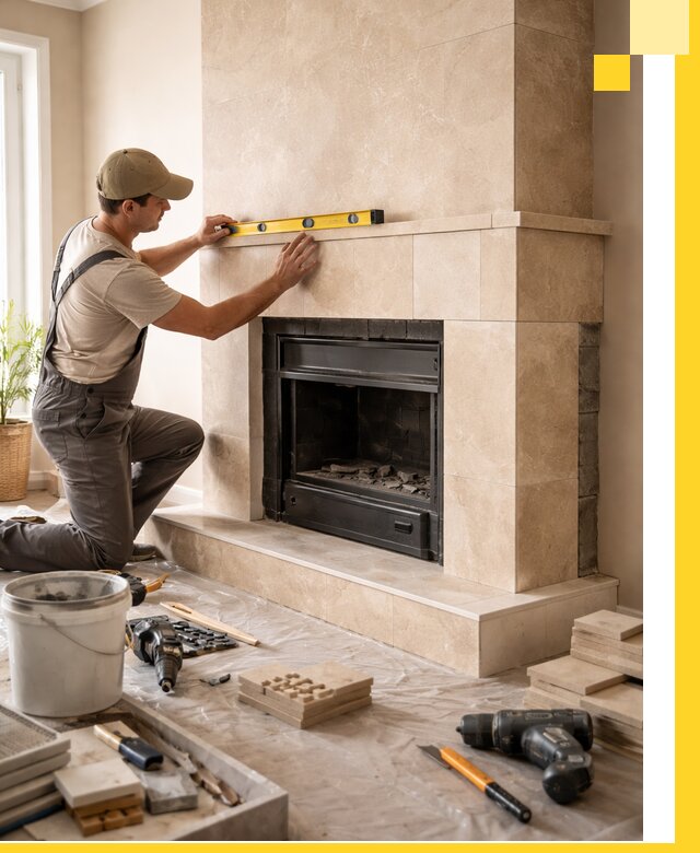 Установка и монтаж каминов в частном доме под ключ в Сасове