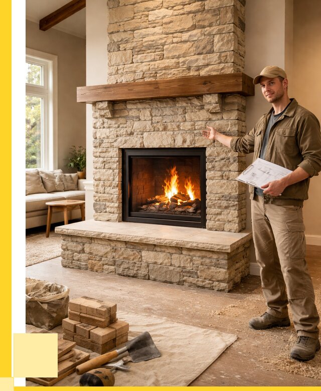 Камины под ключ в Сасове от 181890 р. | ЭриданСсв — установка