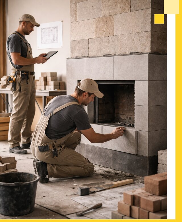 Индивидуальные проекты каминов и каминных систем в Сасове