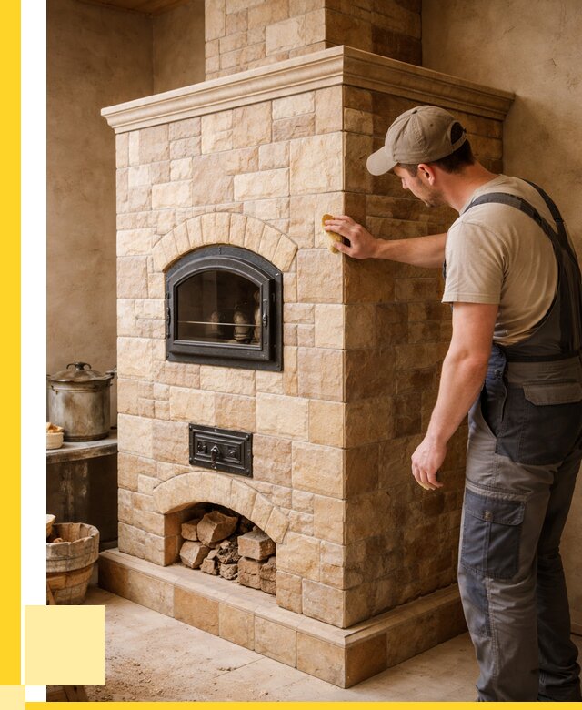 Облицовка печей в Сасове от 4547 р. под ключ | ЭриданСсв