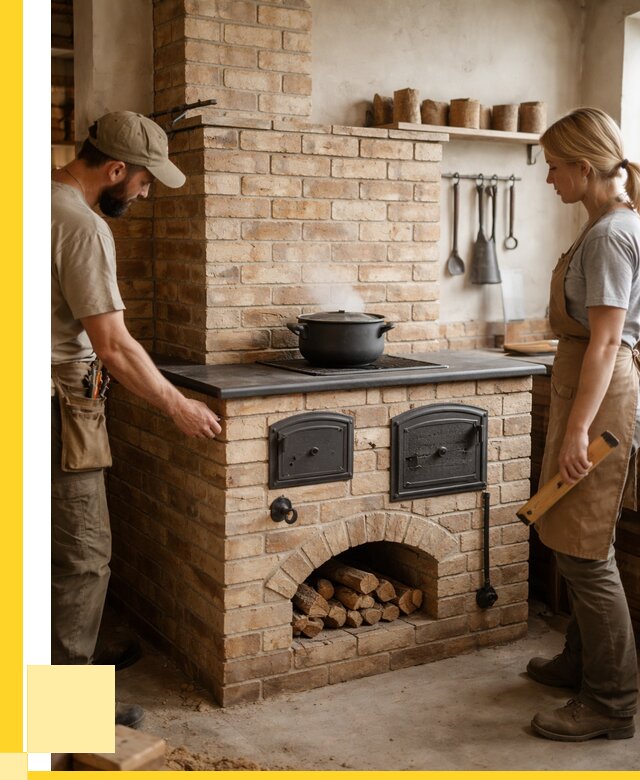 Варочно отопительные печи в Сасове от 90945 р. | ЭриданСсв