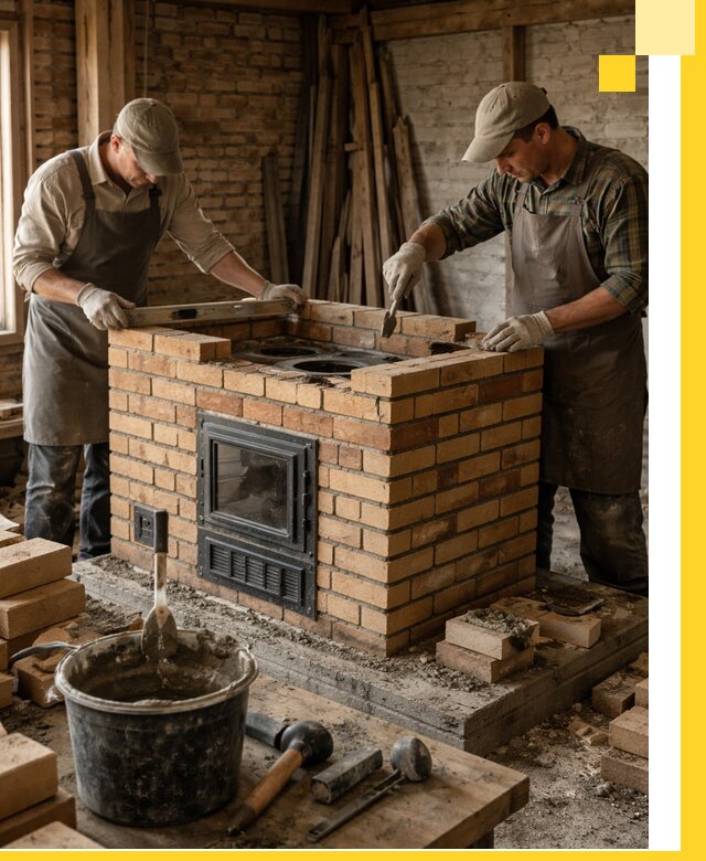 Изготовление и установка варочных печей под ключ в Сасове