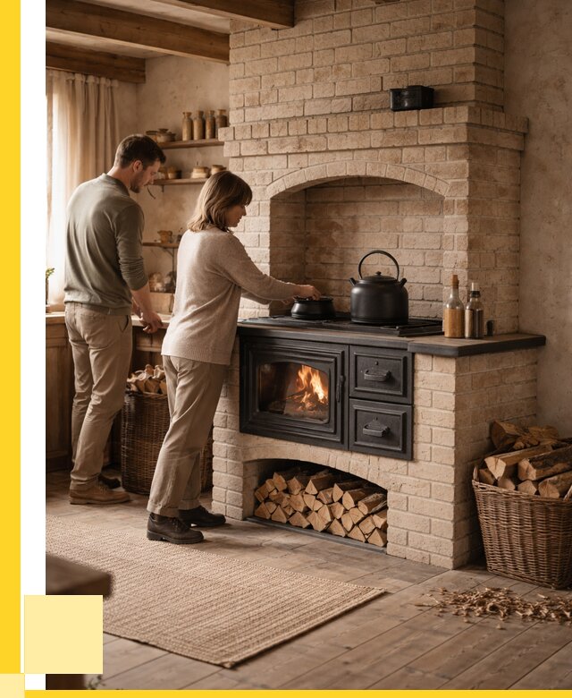 Печи с плитой в Сасове от 45473 р. | ЭриданСсв — кирпичная печь