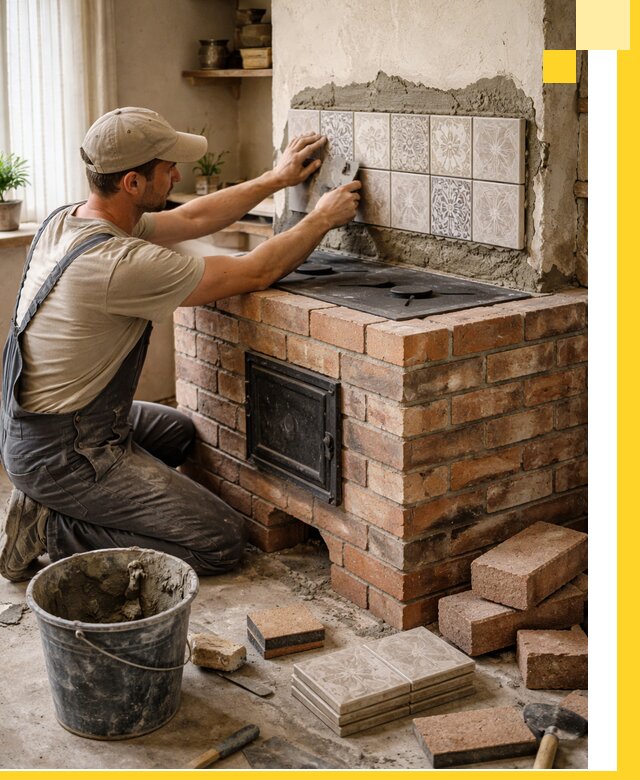 Печи с плитой на заказ монтаж гарантия и сервис в Сасове