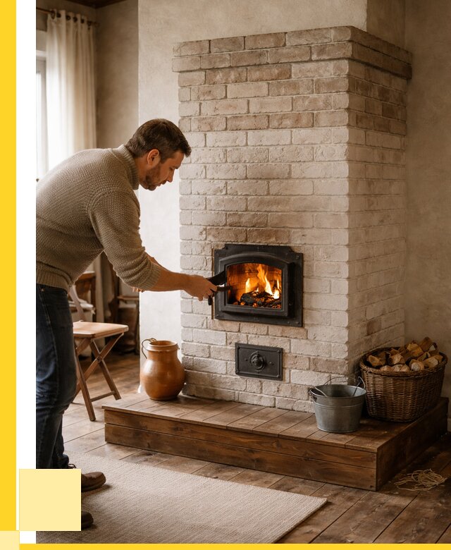 Печь голландка из кирпича в Сасове от 85893 р. | ЭриданСсв