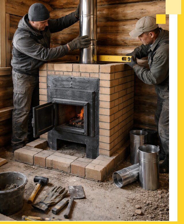 Проектирование, изготовление и установка банных печей в Сасове