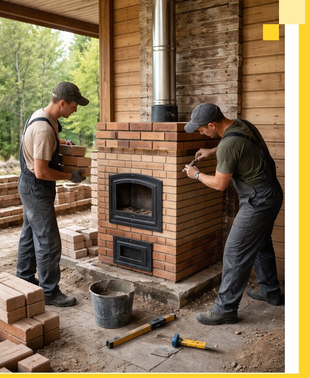 Производство и установка дачных печей под ключ в Сасове