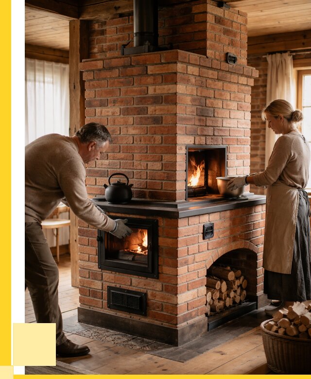 Печи для загородного дома под ключ в Сасове от 80840 р. | ЭриданСсв