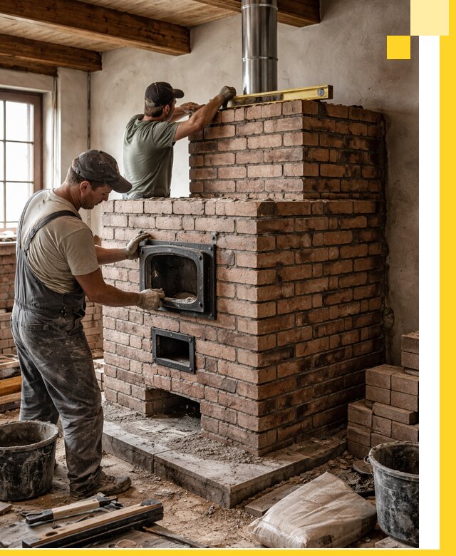 Печи для загородного дома под ключ в Сасове — монтаж и сервис