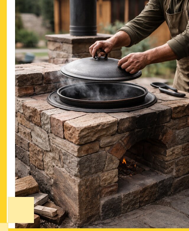 Печи для казана в Сасове по цене от 18189 р. | ЭриданСсв