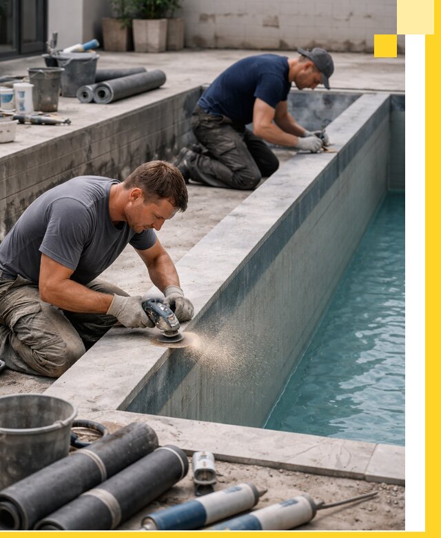 Профессиональный ремонт бассейнов под ключ в Сасове