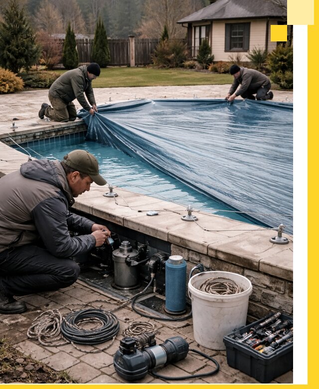 Консервация бассейнов в Сасове: подготовка к длительному хранению