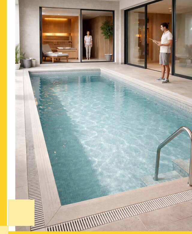 Отделка бассейна пленкой ПВХ в Сасове от 3537 р. - ЭриданСсв