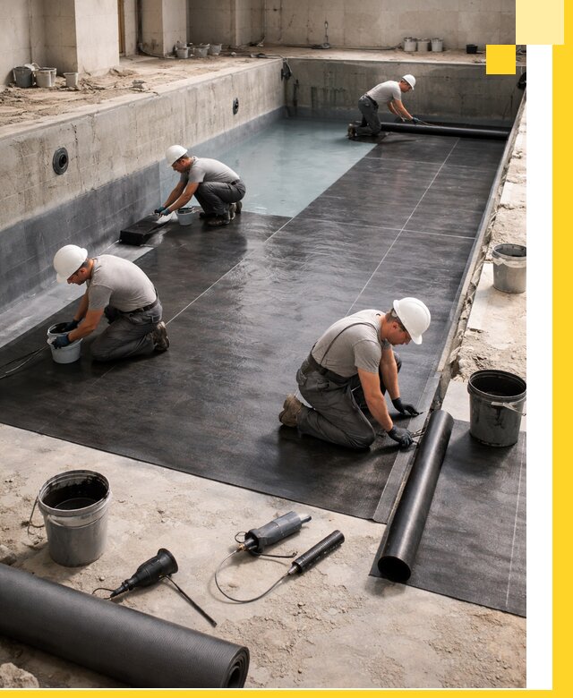 Профессиональная гидроизоляция бассейнов и чаш в Сасове под ключ