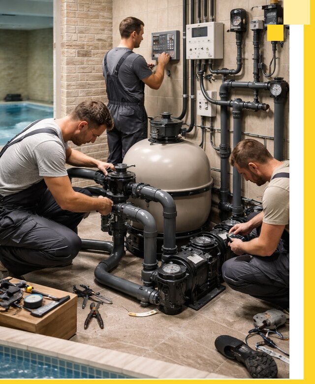 Комплексное оборудование для бассейнов под ключ в Сасове