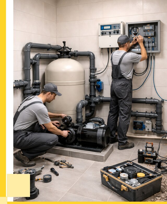 Монтаж оборудования для бассейнов в Сасове от 40420 р. | ЭриданСсв