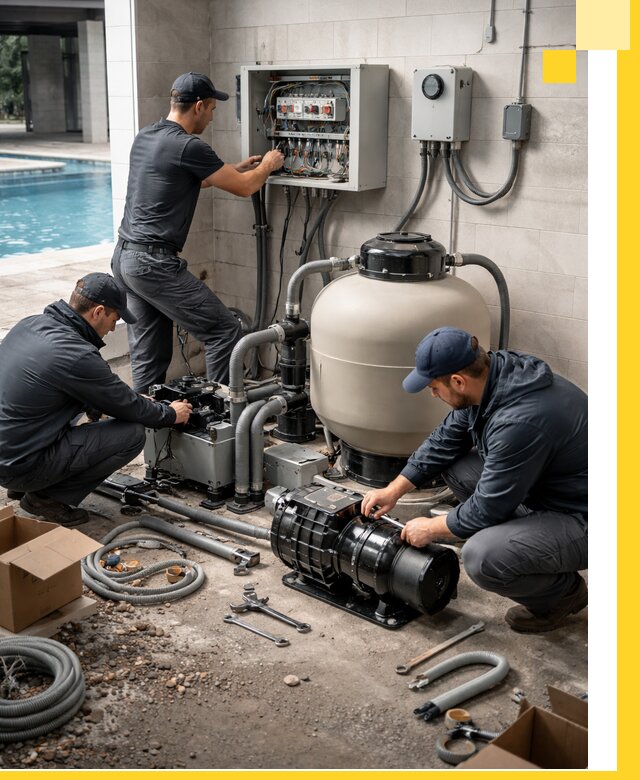 Профессиональный монтаж оборудования для бассейнов в Сасове