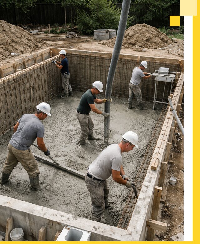 Строительство бетонных бассейнов под ключ в Сасове