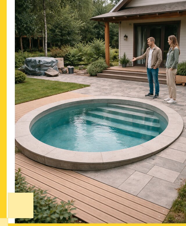 Бассейн на даче под ключ в Сасове от 202100 р., ЭриданСсв