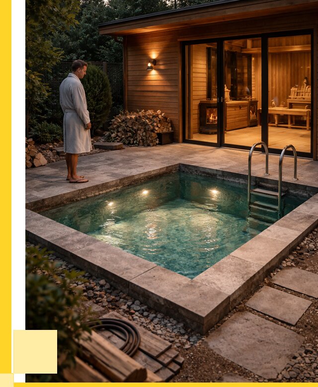 Бани с бассейном под ключ в Сасове от 95998 р. | ЭриданСсв