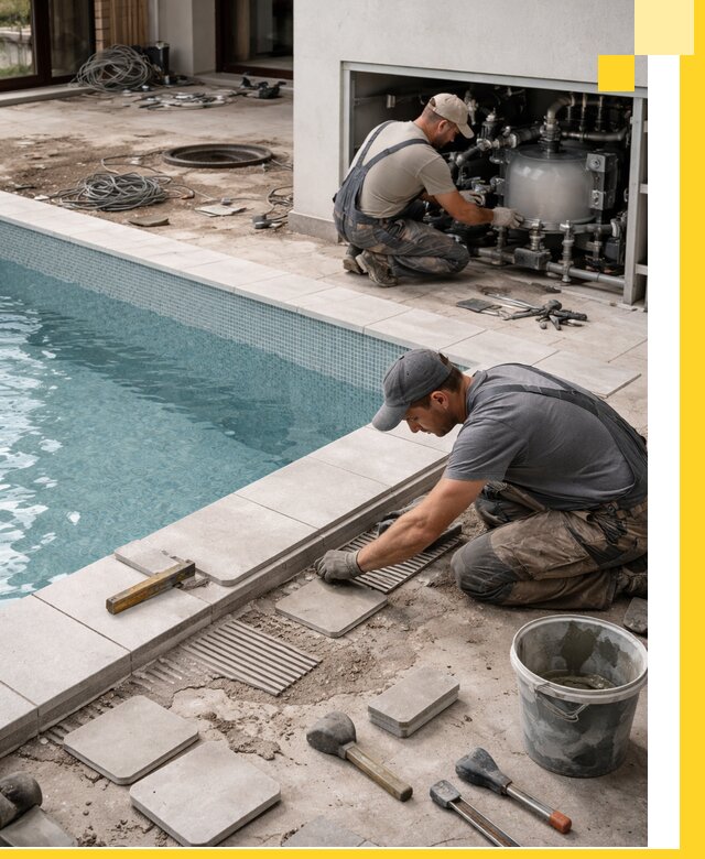 Строительство и монтаж бассейнов в коттедже в Сасове