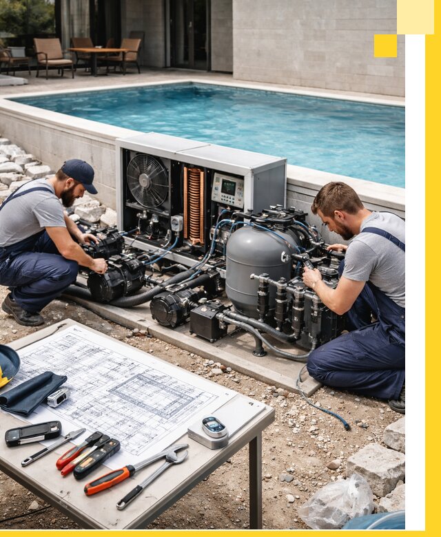 Проектирование и монтаж бассейнов с подогревом в Сасове