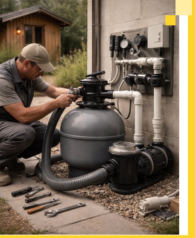 Продажа и монтаж фильтров и насосов для бассейнов в Сасове