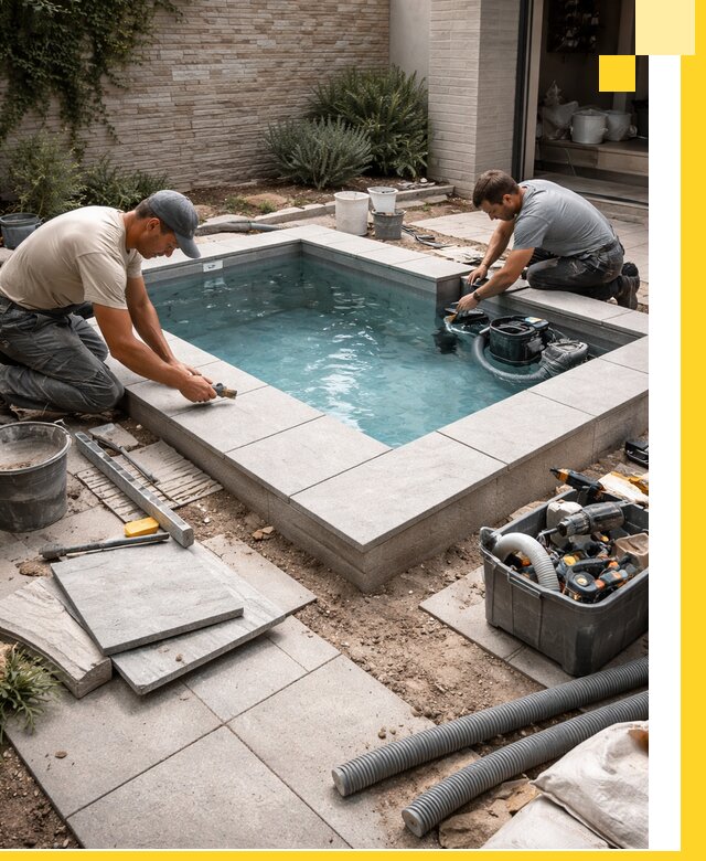 Мини бассейны под ключ в Сасове, дизайн и установка