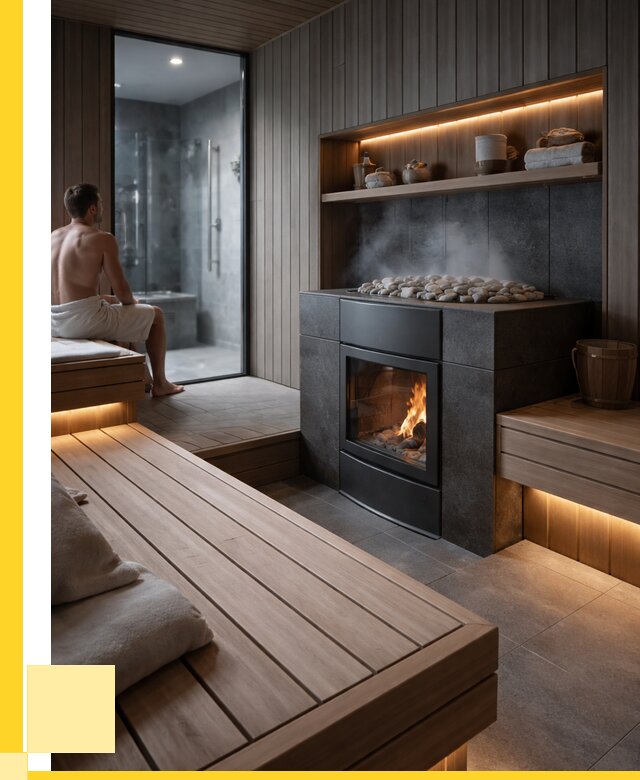 Проект сауны в частном доме в Сасове от 35368 р. | ЭриданСсв