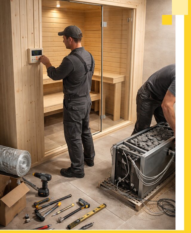 Поставка, установка и монтаж электрических саун в Сасове