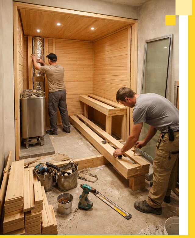 Проектирование и установка домашних саун под ключ в Сасове