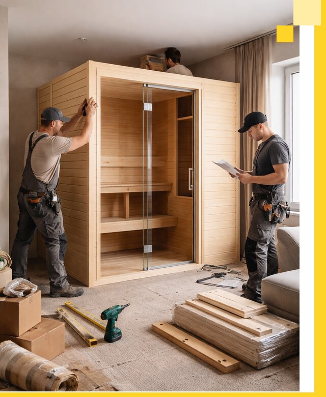 Установка и благоустройство саун в квартире в Сасове