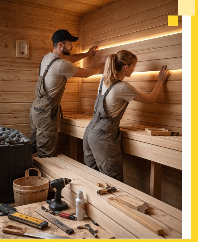 Дизайн саун и бань под ключ с индивидуальным проектом в Сасове