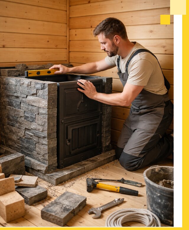 Производство и установка печей для саун под ключ в Сасове