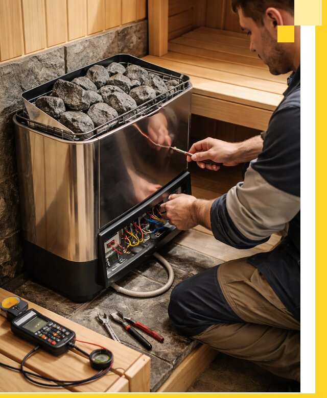 Продажа и установка электрокаменок для саун в Сасове