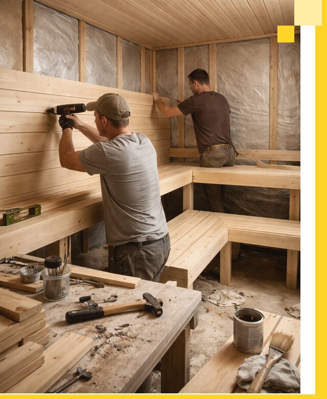 Профессиональная отделка бань и саун под ключ в Сасове