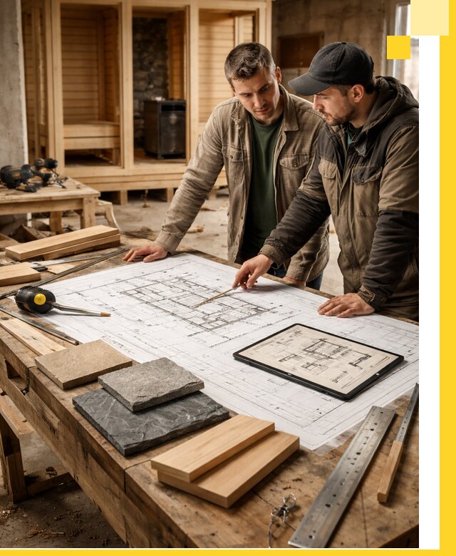 Проекты бань под ключ и планы строительства в Сасове