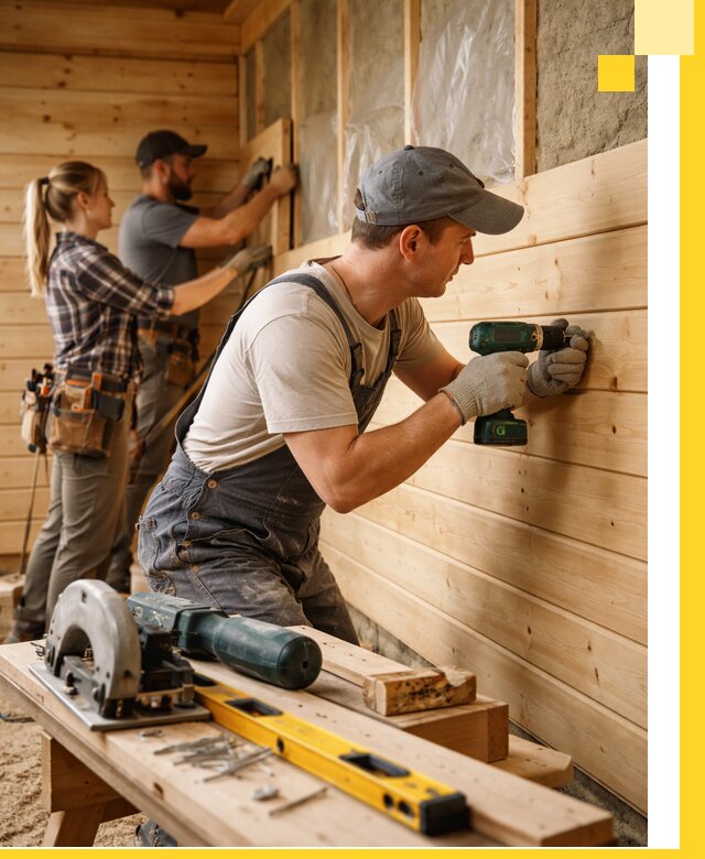 Обшивка бань под ключ в Сасове: отделка стен и потолков