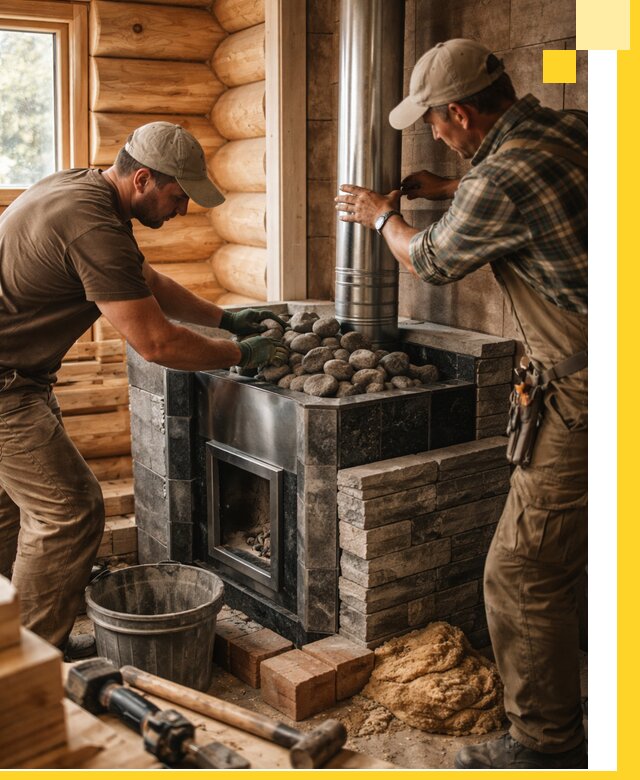 Строительство и отделка русских бань под ключ в Сасове