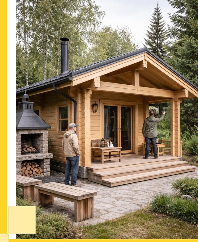 Деревянные бани под ключ в Сасове от 454725 р. | ЭриданСсв