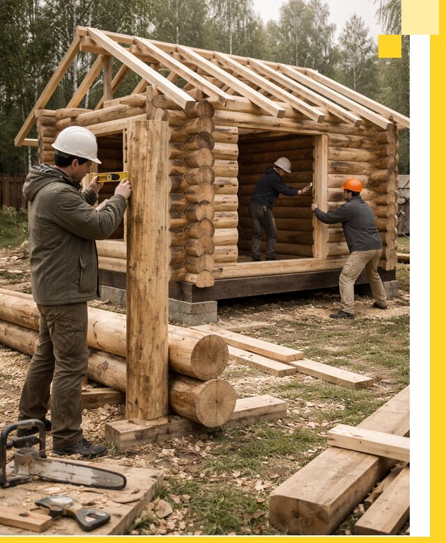 Строительство бань для дачи под ключ в Сасове с доставкой и монтажом