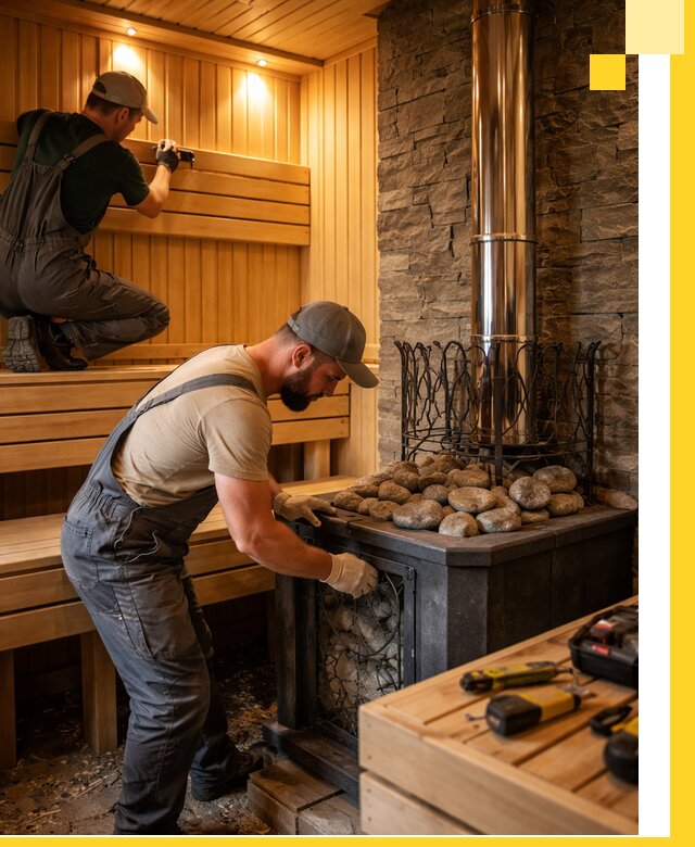 Комплексный дизайн бань, саун и зон отдыха в Сасове