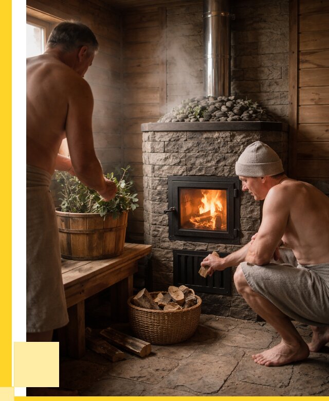 Банные печи под ключ в Сасове от 45473 р. | ЭриданСсв кирпичная