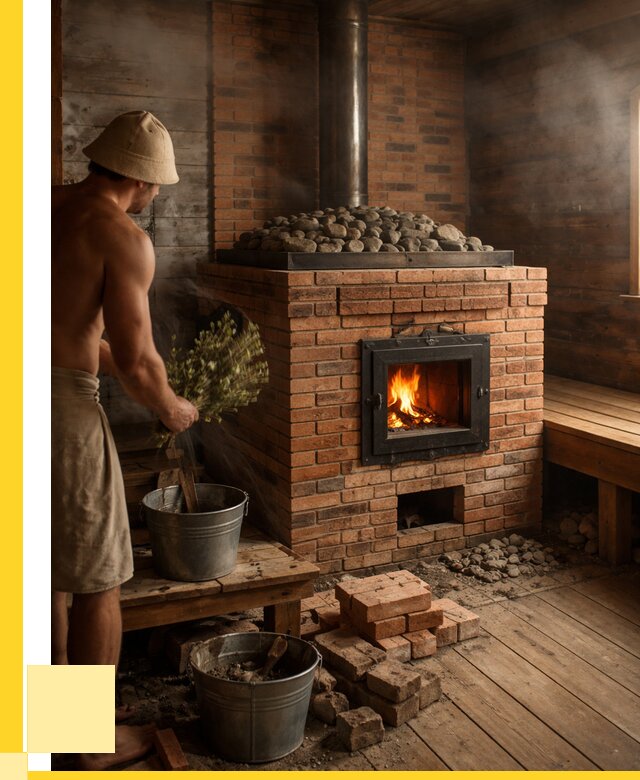 Кирпичные банные печи в Сасове от 90945 р. | ЭриданСсв
