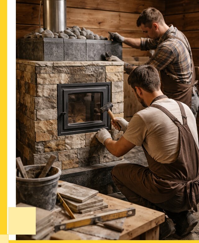 Облицовка банной печи в Сасове от 15158 р. | ЭриданСсв