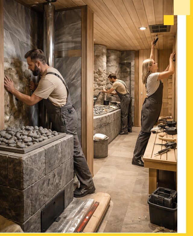 Строительство бань и SPA процедур в Сасове под ключ и отделкой